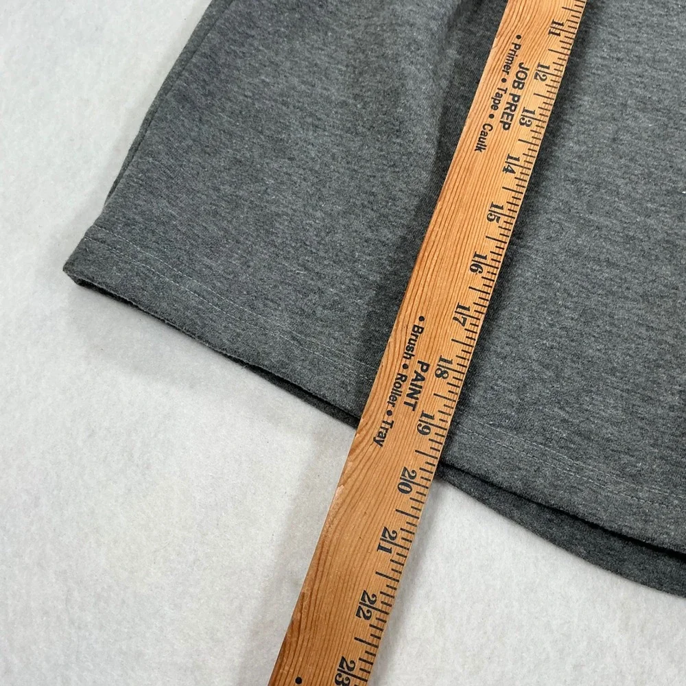 The North Face Mens Gray Fleece Shorts XL Regular Fit Drawstring Athletic 1458